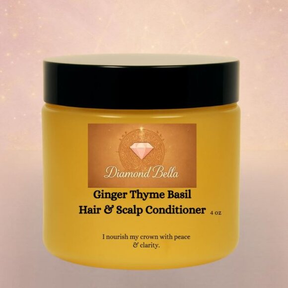 Ginger Thyme Basil Hair & Scalp Conditioner 4  oz - Picture 1 of 1